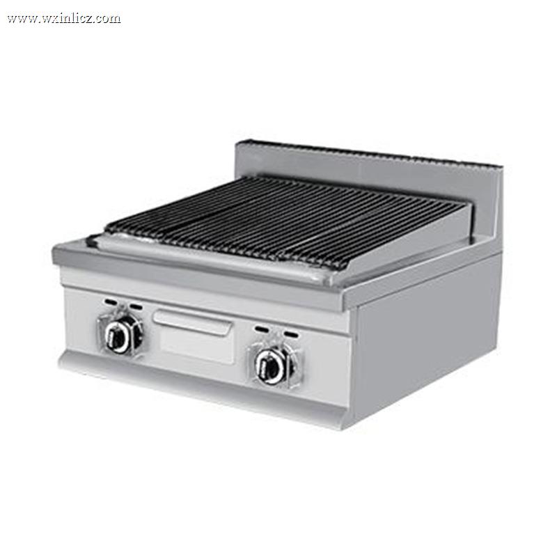 Natural Gas/LPG Lava Rock Grill Outdoor Indoor Kitchen Machine