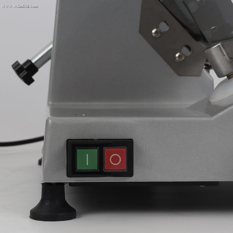 Die-casting Aluminum Alloy and Body Painted Stainless Steel Commercial Restaurant Meat Slicing Machine