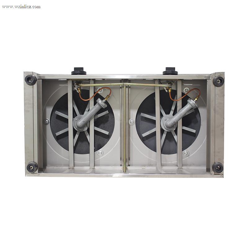 Stainless Steel Teflon Coated Natural Gas/LPG Crepe Maker Machine