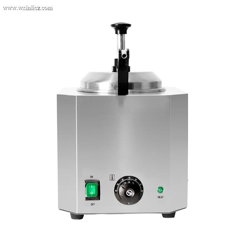 Stainless Steel Commercial Kitchen Electric Cheese Sauce Warmer With Pump