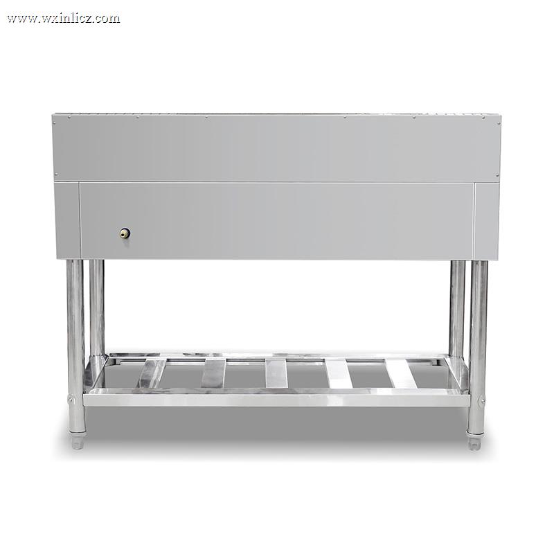 Stainless Steel Commercial Kitchen Natural Gas/LPG Stove Machine