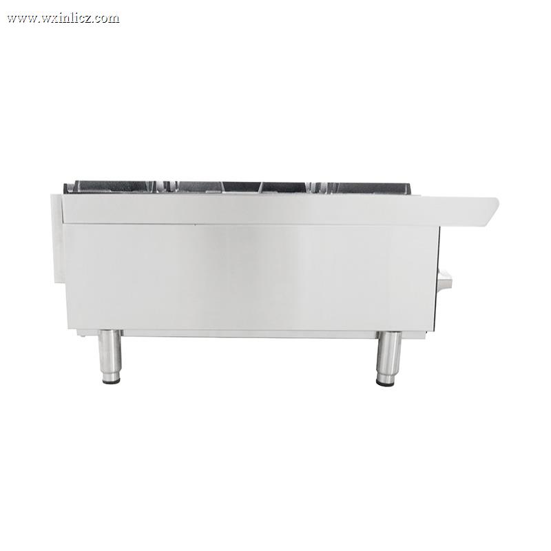 Stainless Steel Commercial Kitchen Natural Gas/LPG Desktop Stove Machine