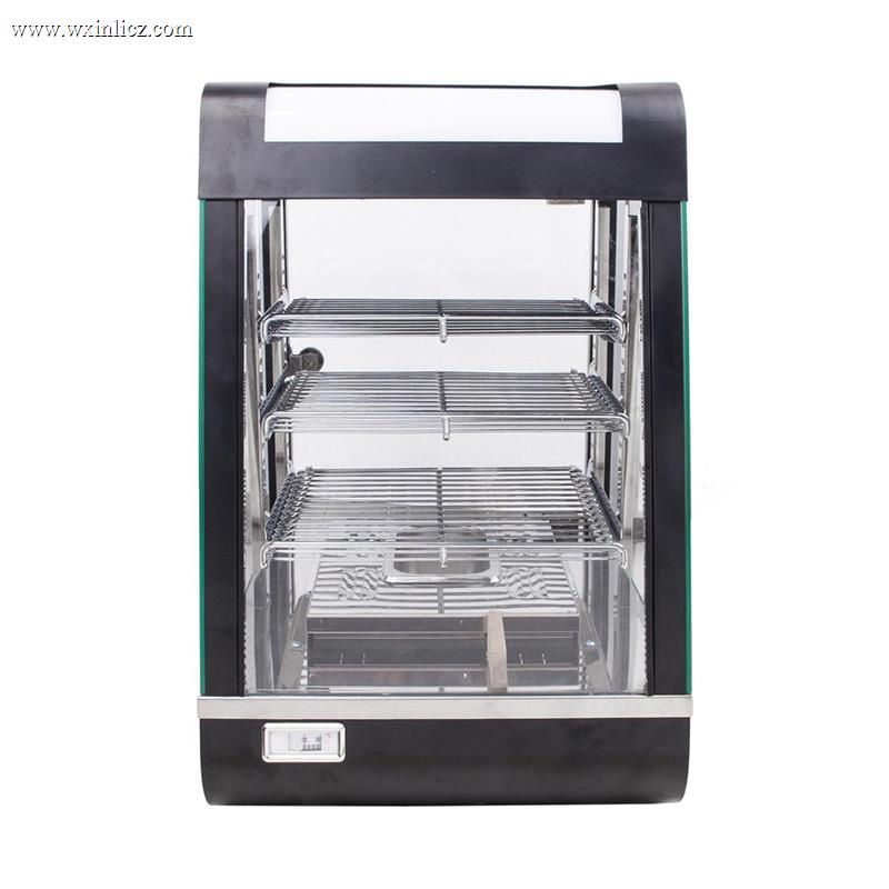 Stainless Steel Commercial Kitchen Electric Black Food Display Warmer Machine