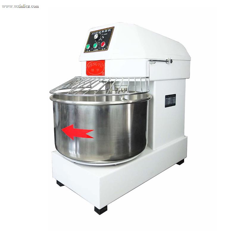 Double Action Single Speed Stainless Steel Commercial Restaurant Spiral Mixer Machine