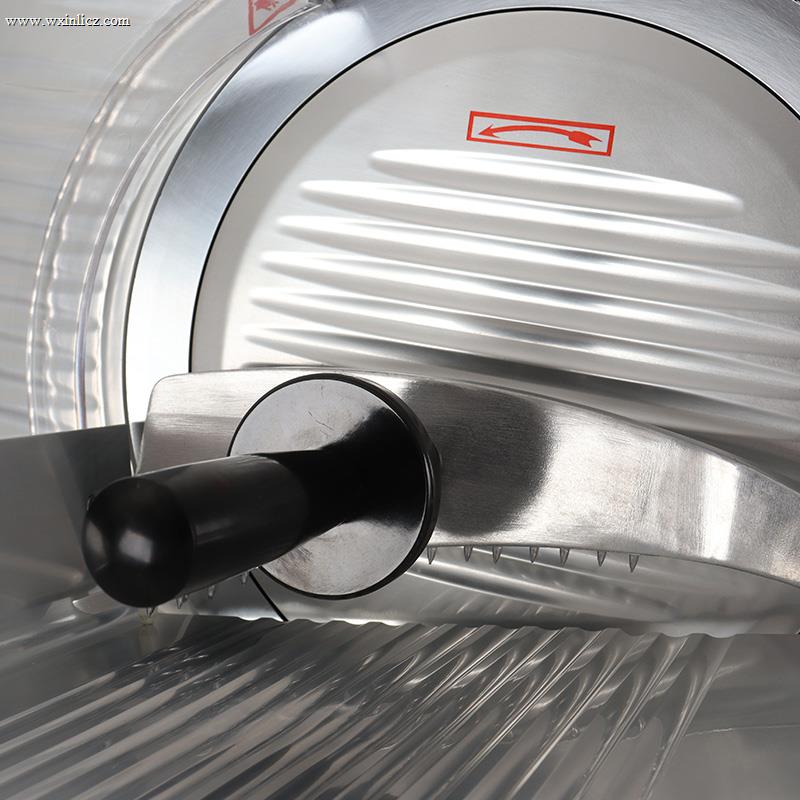 Die-casting Aluminum Alloy and Body Painted Stainless Steel Commercial Restaurant Meat Slicing Machine