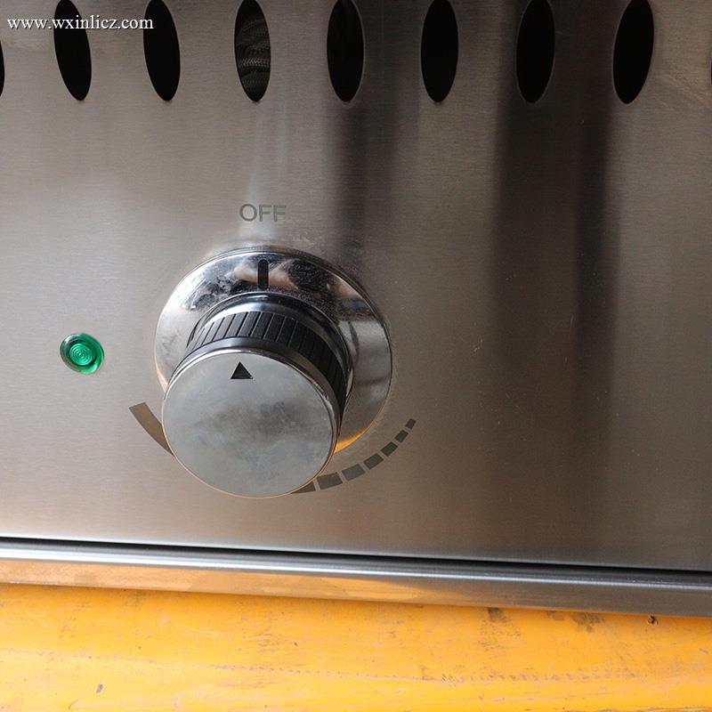 Natural Gas/LPG Lava Rock Grill With Burners Outdoor Indoor Kitchen Machine