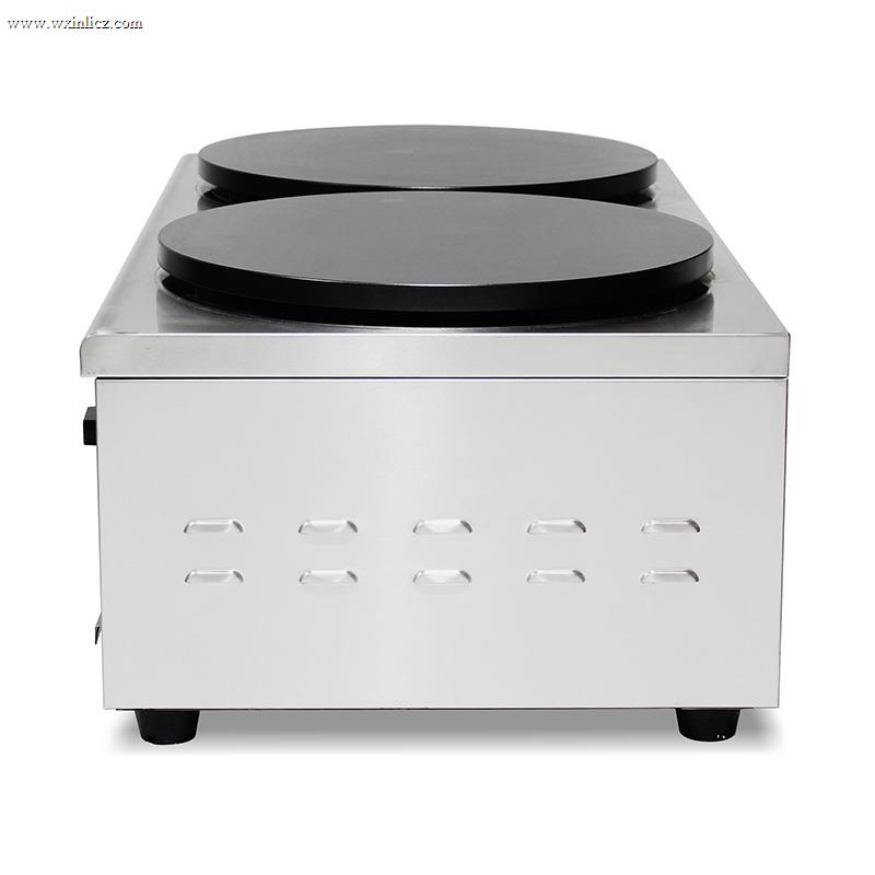 Stainless Steel Teflon Coated Natural Gas/LPG Crepe Maker Machine