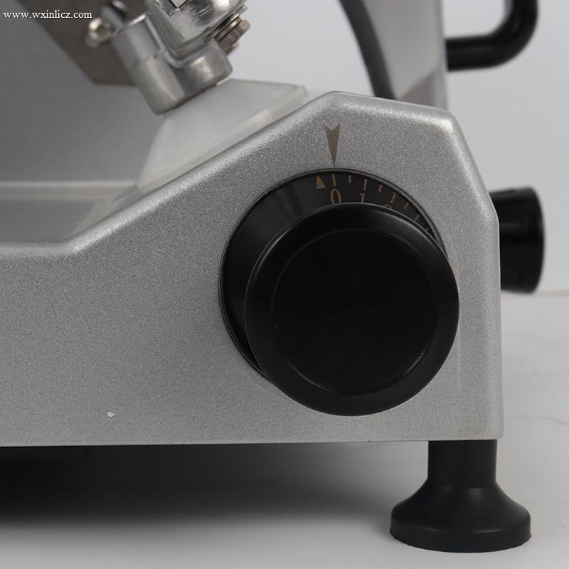 Die-casting Aluminum Alloy and Body Painted Stainless Steel Commercial Restaurant Meat Slicing Machine