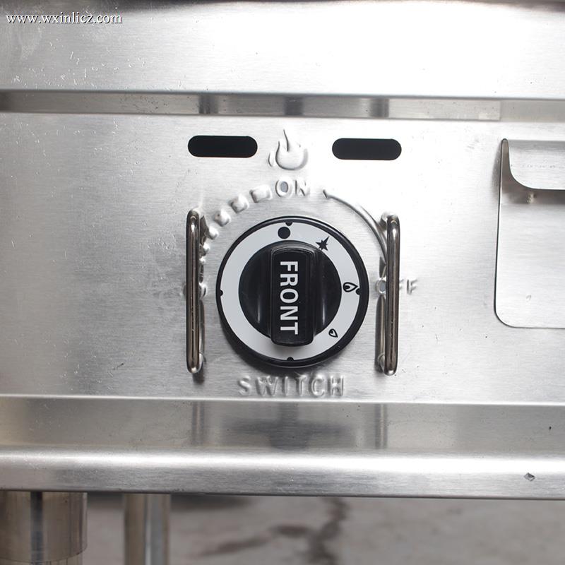 Natural Gas/LPG Lava Rock Grill Outdoor Indoor Kitchen Machine