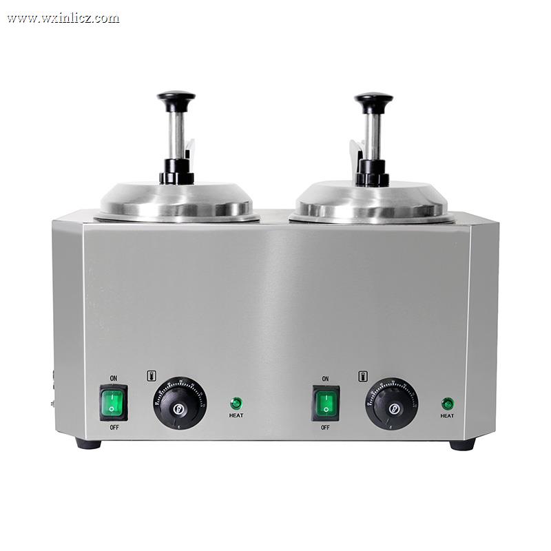Stainless Steel Commercial Kitchen Electric Cheese Sauce Warmer With Pump