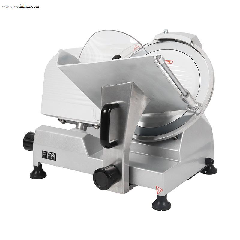 Die-casting Aluminum Alloy and Body Painted Stainless Steel Commercial Restaurant Meat Slicing Machine