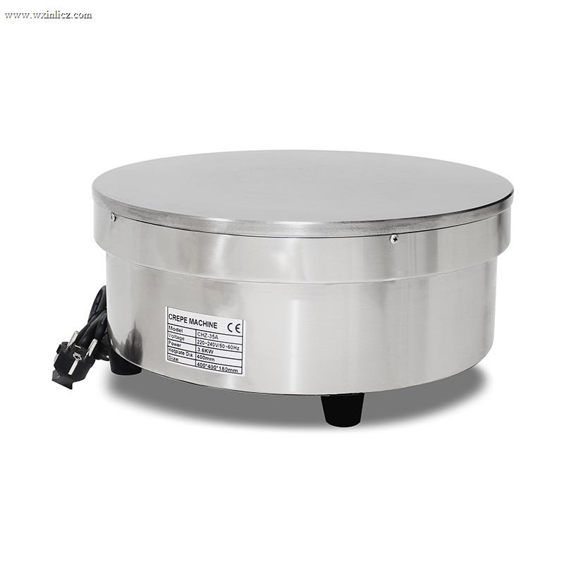 Stainless Steel Teflon Coated Electric Crepe Maker Machine