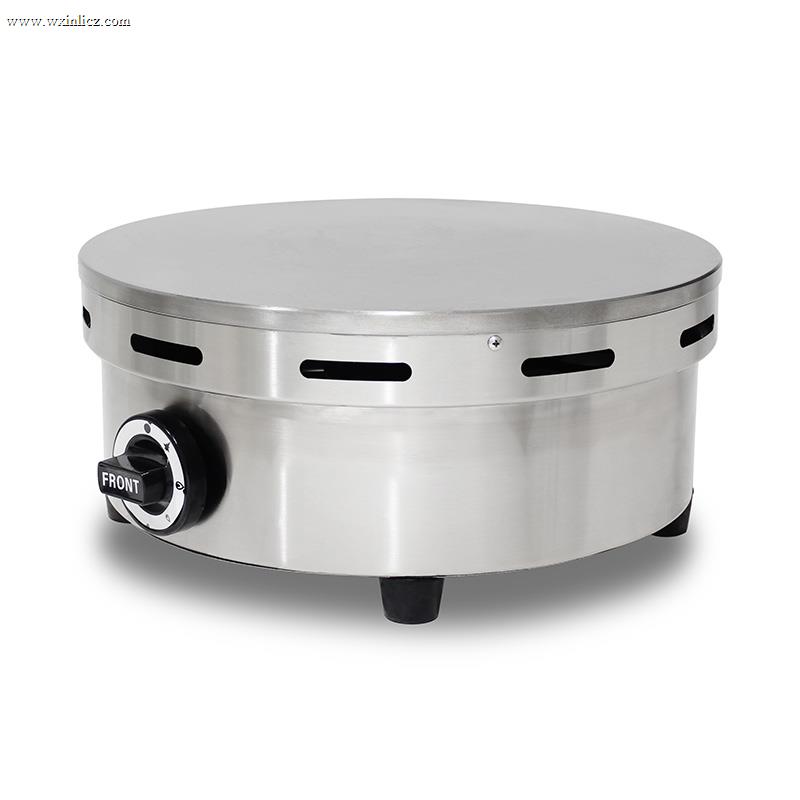 Stainless Steel Teflon Coated Natural Gas/LPG Crepe Maker Machine
