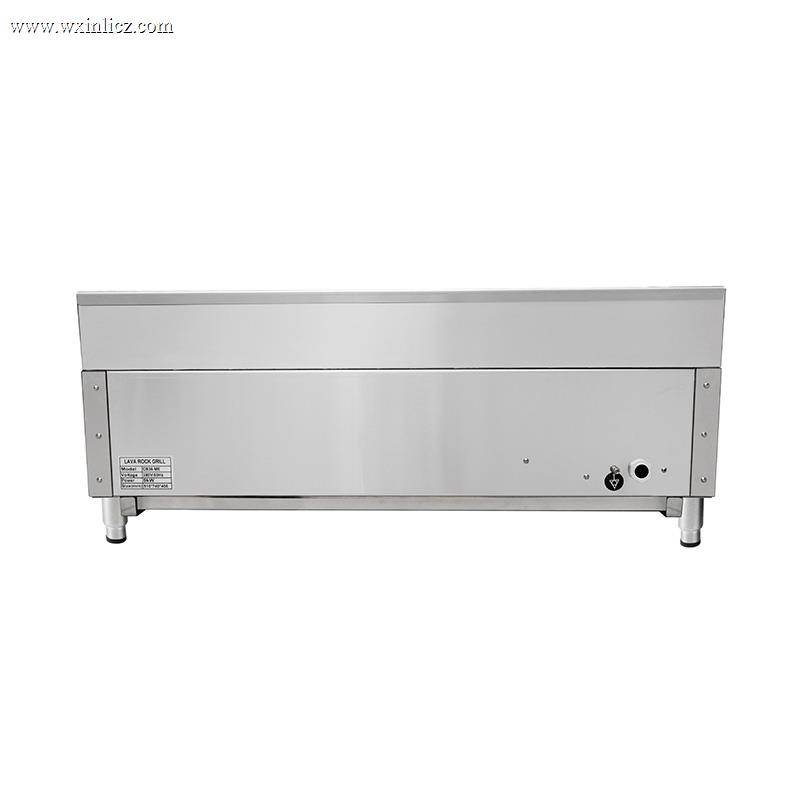Natural Gas/LPG Lava Rock Grill With Burners Outdoor Indoor Kitchen Machine