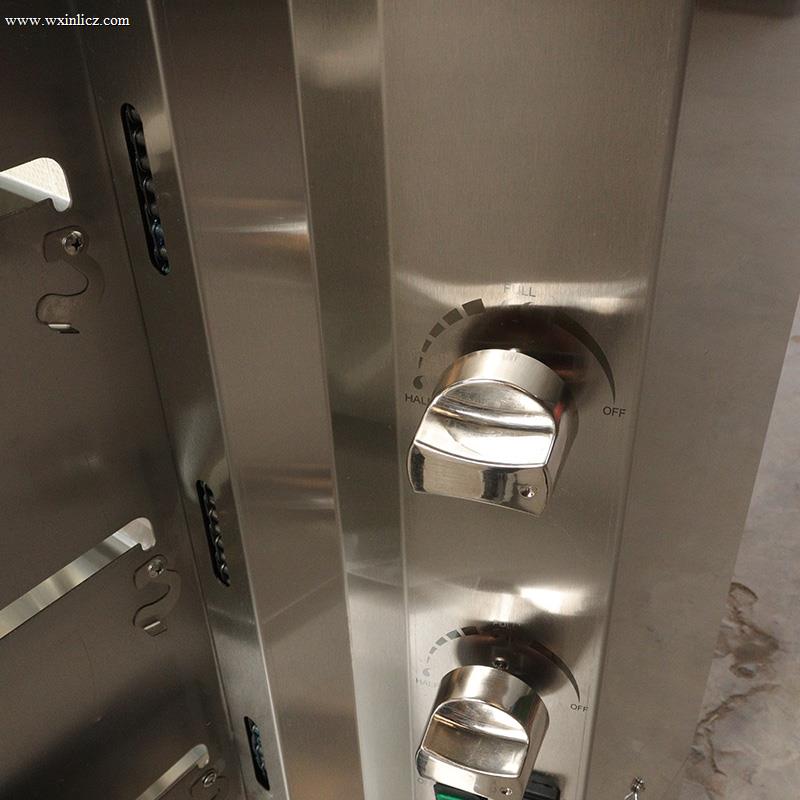 Stainless Steel Commercial Kitchen Natural Gas/LPG  Chicken Rotisserie Machine