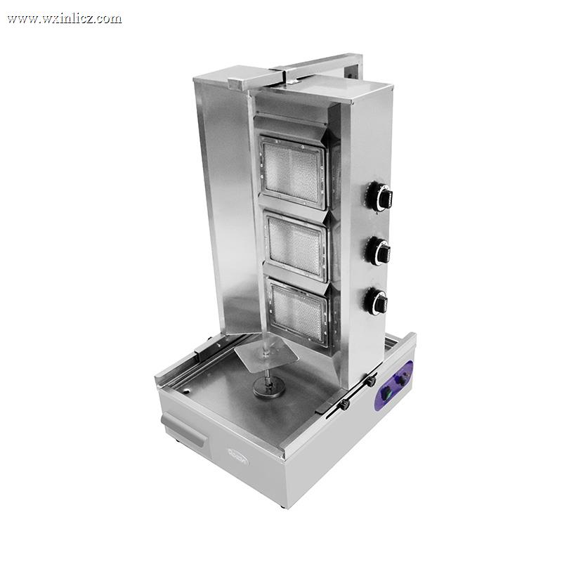 Stainless Steel Commercial Natural Gas/LPG Shawarma Grill Kitchen Machine