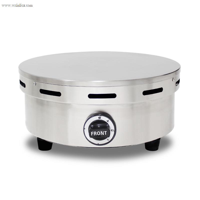 Stainless Steel Teflon Coated Natural Gas/LPG Crepe Maker Machine