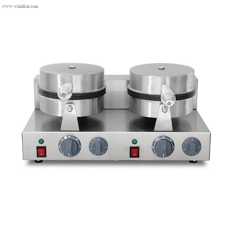 Stainless Steel Commercial Restaurant Electric Waffle Maker Machine