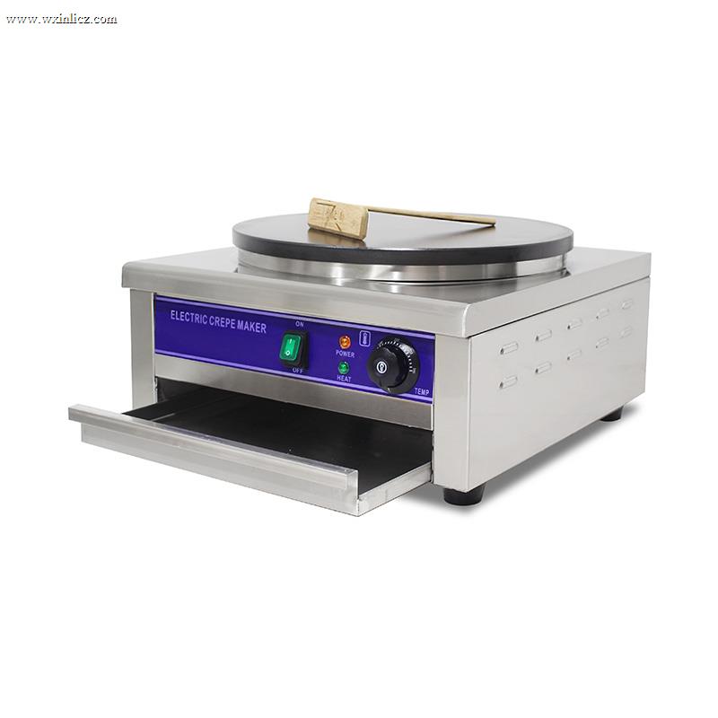 Stainless Steel Teflon Coated Electric Crepe Maker Machine