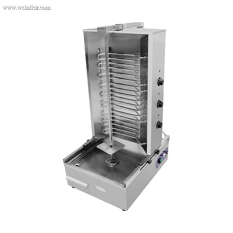 Stainless Steel Commercial Electric Shawarma Grill Kitchen Machine