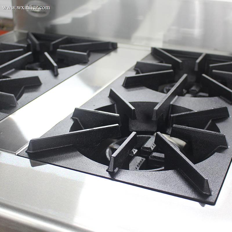 Stainless Steel Commercial Kitchen Natural Gas/LPG Stove Machine