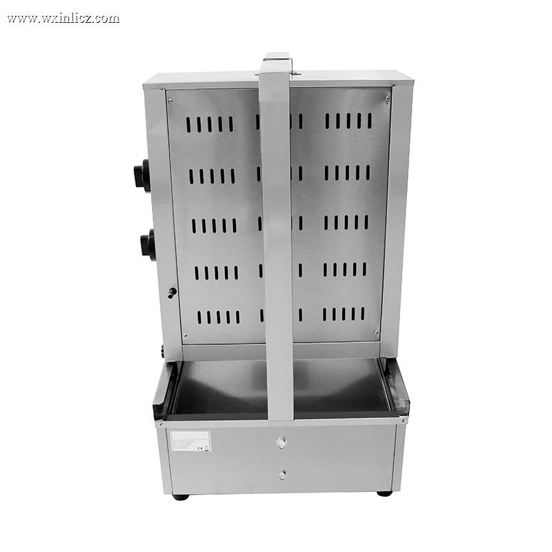 Stainless Steel Commercial Natural Gas/LPG Shawarma Grill Kitchen Machine