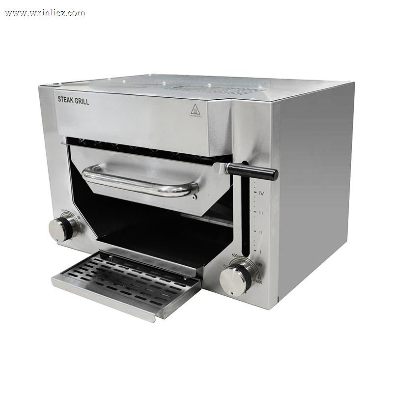 Stainless Steel Commercial Electric Steak Contact Grill Kitchen Machine