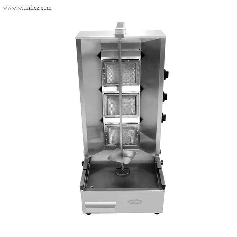 Stainless Steel Commercial Natural Gas/LPG Shawarma Grill Kitchen Machine