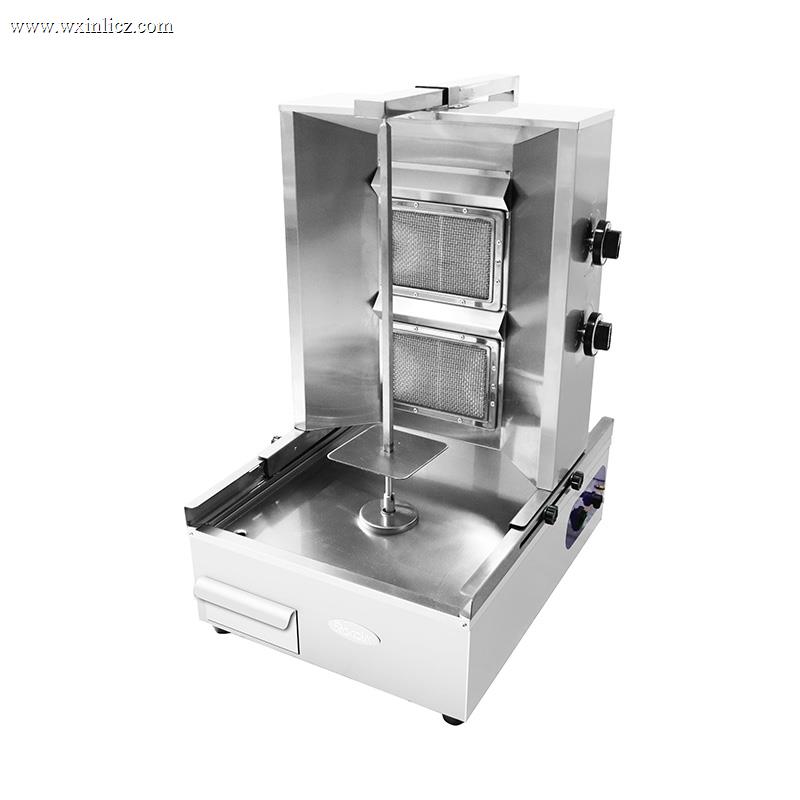 Stainless Steel Commercial Natural Gas/LPG Shawarma Grill Kitchen Machine