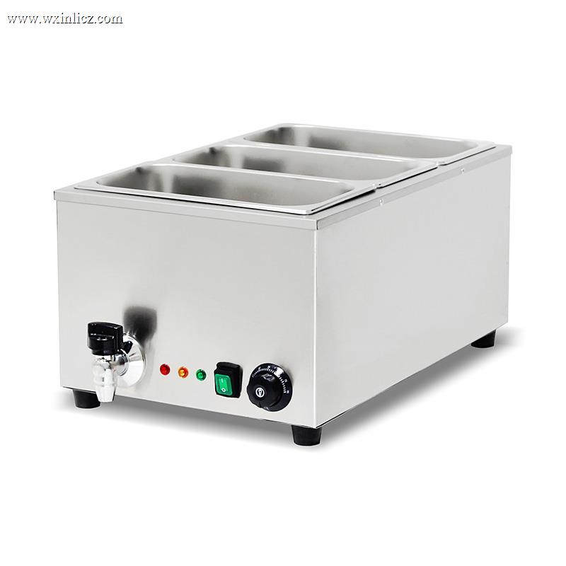 Stainless Steel Commercial Electric Bain Marie Kitchen Machine With Anti-Dry Protective Heater