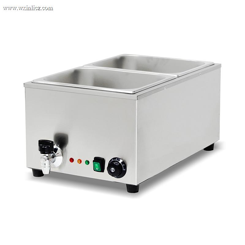 Stainless Steel Commercial Electric Bain Marie Kitchen Machine With Anti-Dry Protective Heater