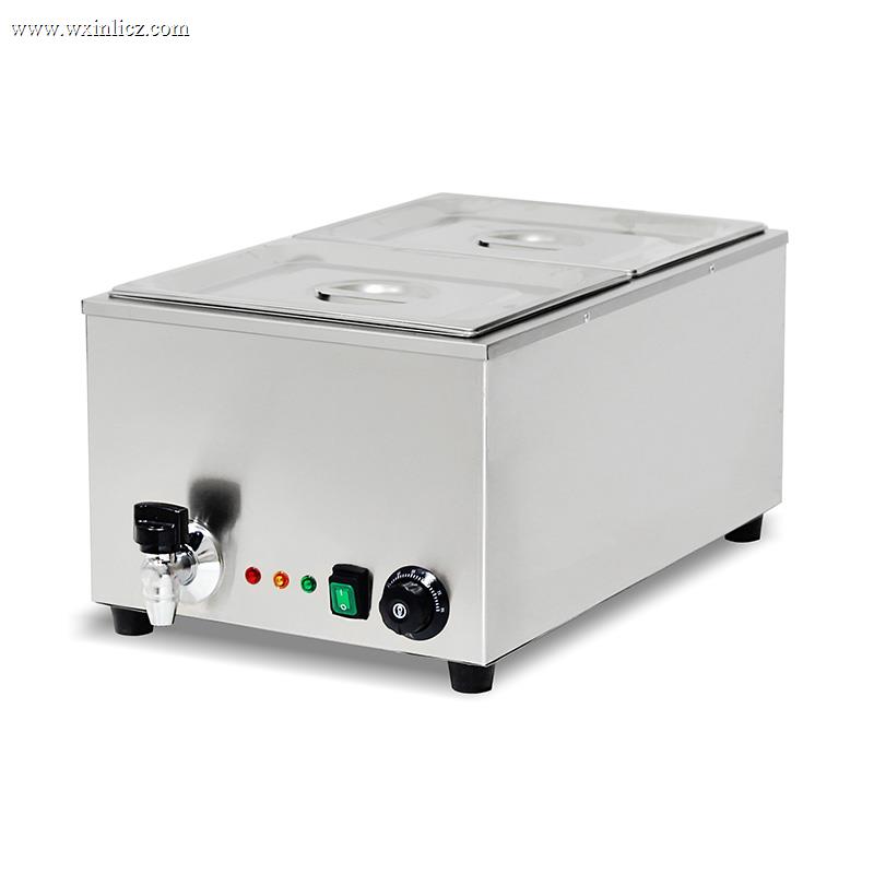 Stainless Steel Commercial Electric Bain Marie Kitchen Machine With Anti-Dry Protective Heater