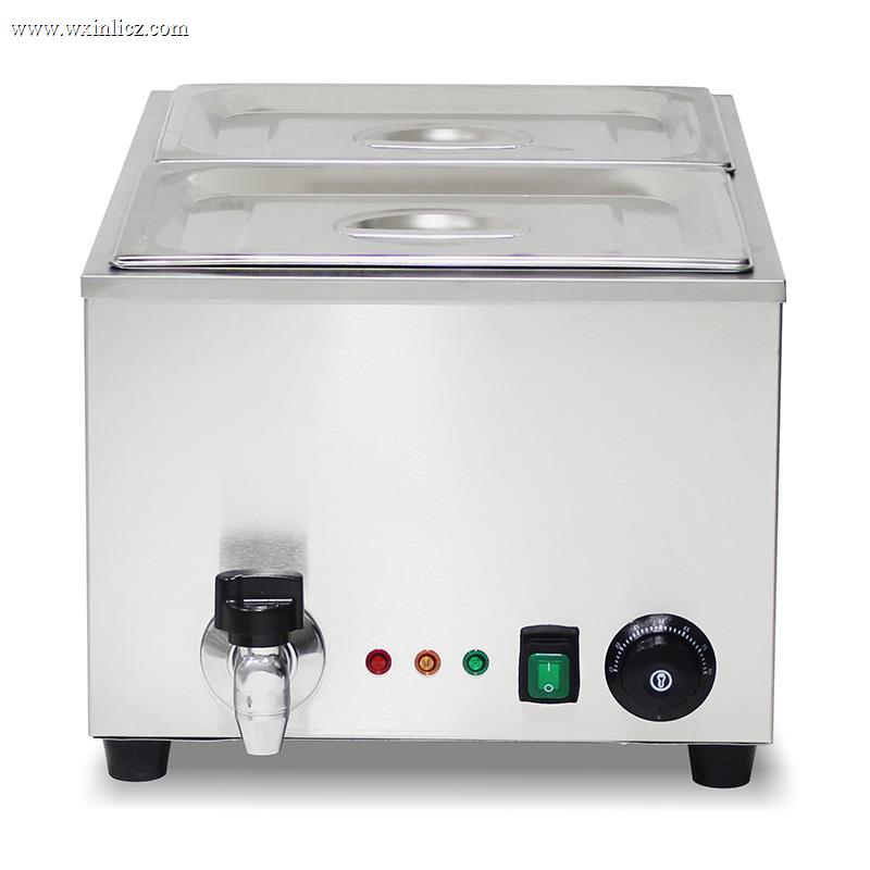 Stainless Steel Commercial Electric Bain Marie Kitchen Machine With Anti-Dry Protective Heater