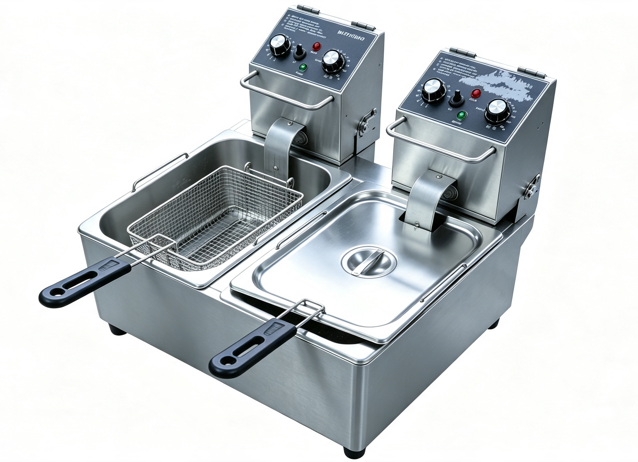 MZN-4*2 Desktop Double Cylinder Commercial Fryer