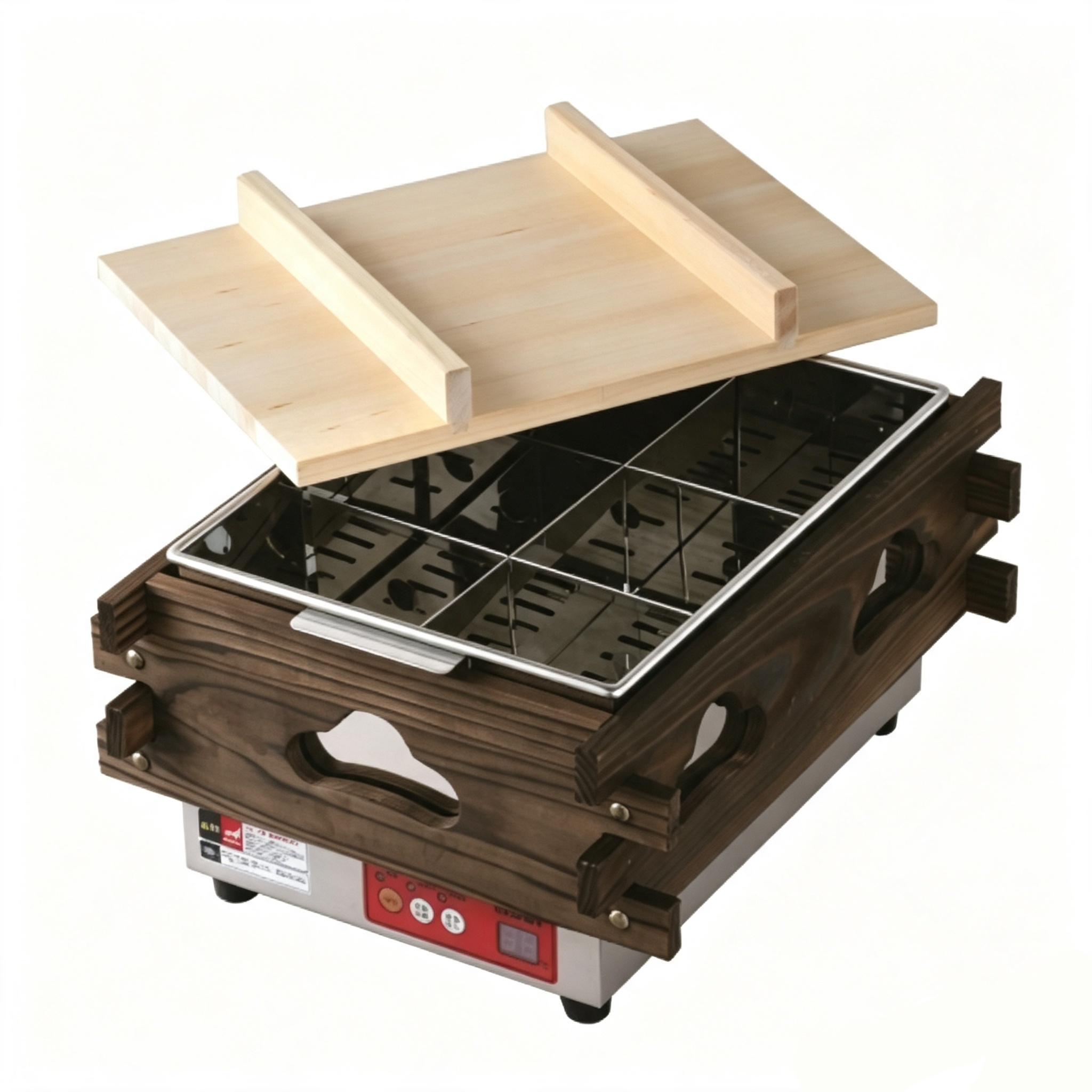 MZN-6D Wooden Frame Electric Oden Cooker
